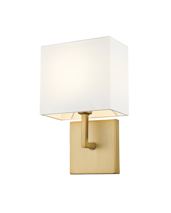 Z-Lite - 815-1S-OBR - One Light Wall Sconce - Saxon - Olde Brass from Lighting & Bulbs Unlimited in Charlotte, NC