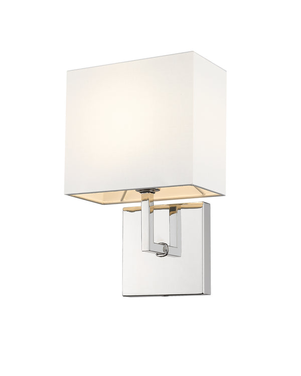Z-Lite - 815-1S-PN - One Light Wall Sconce - Saxon - Polished Nickel from Lighting & Bulbs Unlimited in Charlotte, NC