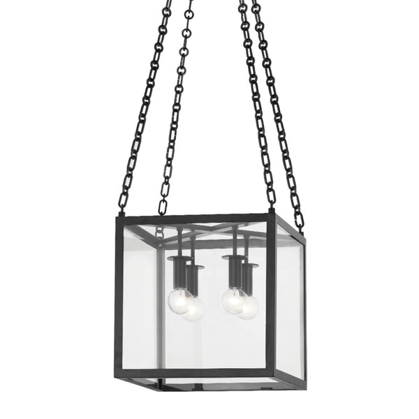 Hudson Valley - 4113-AI - Four Light Pendant - Catskill - Aged Iron from Lighting & Bulbs Unlimited in Charlotte, NC