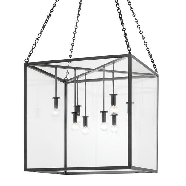 Hudson Valley - 4124-AI - Eight Light Pendant - Catskill - Aged Iron from Lighting & Bulbs Unlimited in Charlotte, NC
