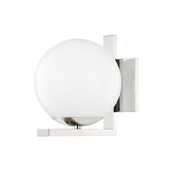 Hudson Valley - 5081-PN - One Light Wall Sconce - Tanner - Polished Nickel from Lighting & Bulbs Unlimited in Charlotte, NC
