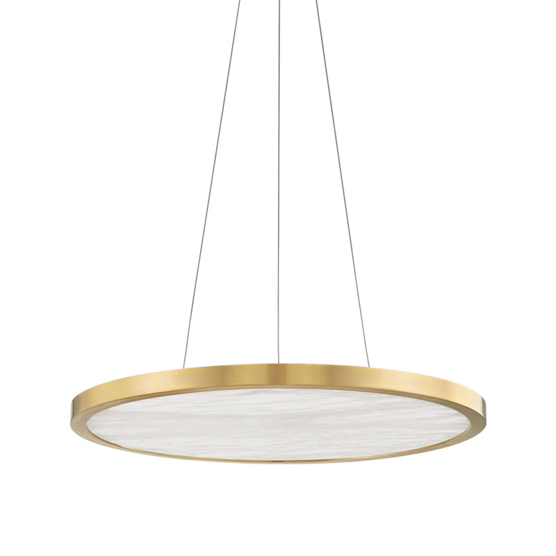 Hudson Valley - 6324-AGB - LED Pendant - Eastport - Aged Brass from Lighting & Bulbs Unlimited in Charlotte, NC