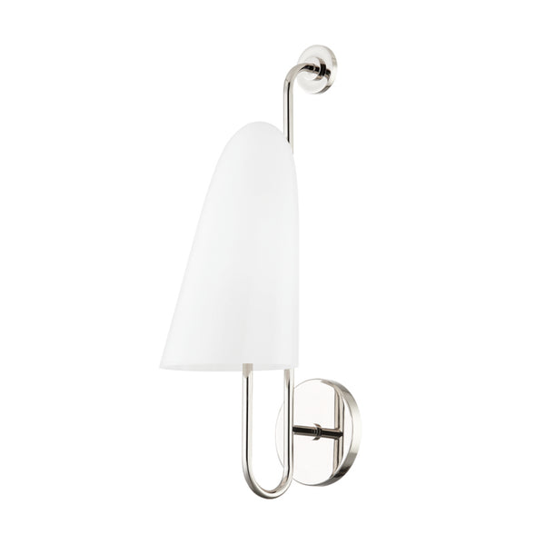 Hudson Valley - 7171-PN - One Light Wall Sconce - Slate Hill - Polished Nickel from Lighting & Bulbs Unlimited in Charlotte, NC