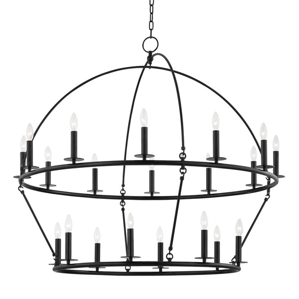 Hudson Valley - 9549-AI - 20 Light Chandelier - Howell - Aged Iron from Lighting & Bulbs Unlimited in Charlotte, NC