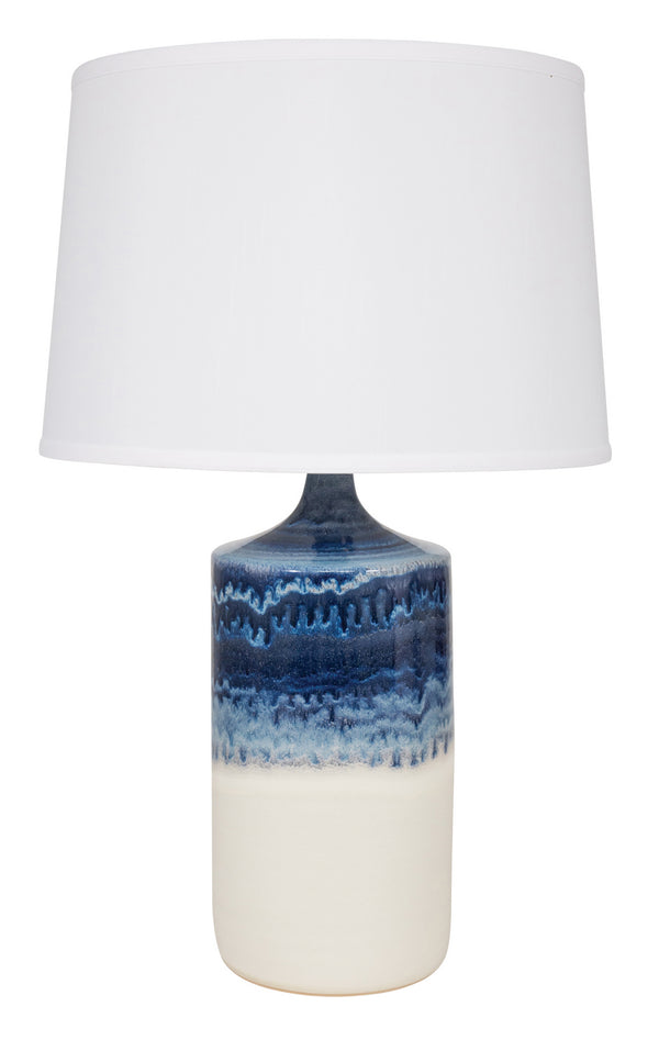 One Light Table Lamp from the Scatchard Collection in Decorated White Matte Finish by House of Troy (on Backorder ~4/10/2023*)