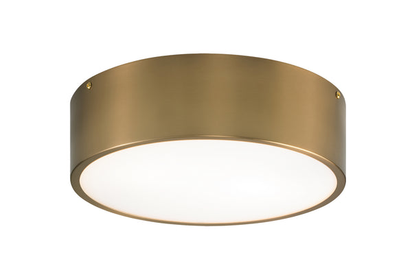 Matteo Lighting - M12702AG - Two Light Flush Mount - Snare - Aged Gold Brass from Lighting & Bulbs Unlimited in Charlotte, NC