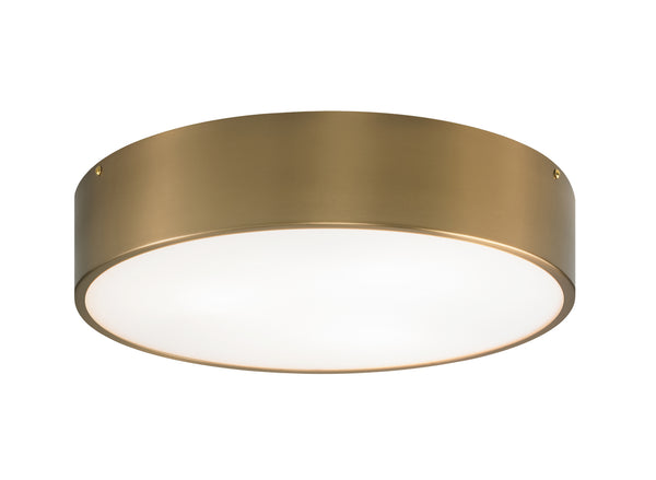 Matteo Lighting - M12703AG - Three Light Flush Mount - Snare - Aged Gold Brass from Lighting & Bulbs Unlimited in Charlotte, NC