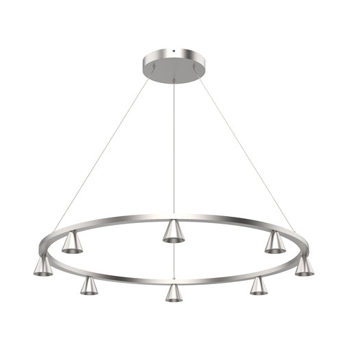 Kuzco Lighting - CH19933-BN - LED Chandelier - Dune - Brushed Nickel from Lighting & Bulbs Unlimited in Charlotte, NC