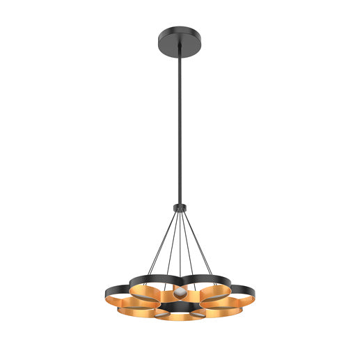 Kuzco Lighting - CH90826-BK/GD - LED Chandelier - Maestro - Black/Gold from Lighting & Bulbs Unlimited in Charlotte, NC