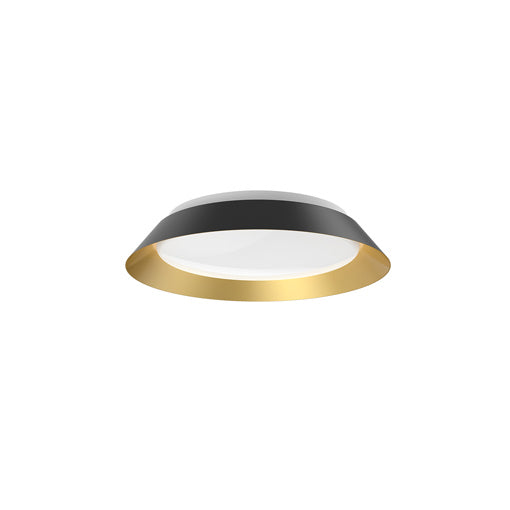 Kuzco Lighting - FM43414-BK/GD - LED Flush Mount - Jasper - Black/Gold from Lighting & Bulbs Unlimited in Charlotte, NC