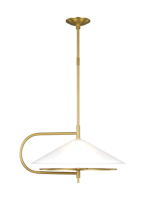Visual Comfort Studio - KP1071BBS - Two Light Pendant - Gesture - Burnished Brass from Lighting & Bulbs Unlimited in Charlotte, NC