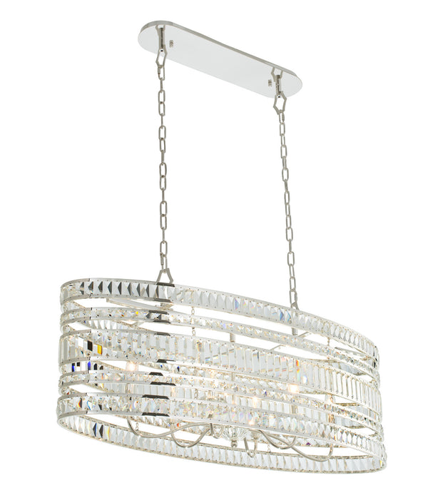 Allegri - 037061-014-FR001 - Six Light Island Pendant - Strato - Polished Silver from Lighting & Bulbs Unlimited in Charlotte, NC