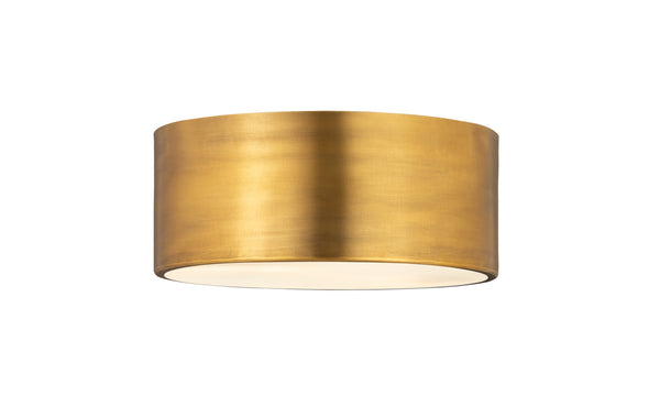 Z-Lite - 2302F2-RB - Two Light Flush Mount - Harley - Rubbed Brass from Lighting & Bulbs Unlimited in Charlotte, NC