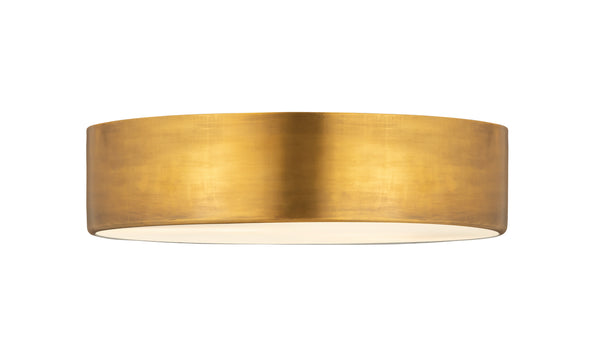 Z-Lite - 2302F4-RB - Four Light Flush Mount - Harley - Rubbed Brass from Lighting & Bulbs Unlimited in Charlotte, NC
