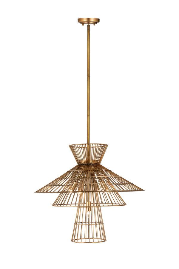 Z-Lite - 6015-6RB - Six Light Chandelier - Alito - Rubbed Brass from Lighting & Bulbs Unlimited in Charlotte, NC