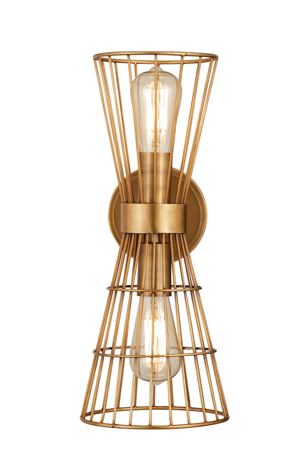 Z-Lite - 6015-2S-RB - Two Light Wall Sconce - Alito - Rubbed Brass from Lighting & Bulbs Unlimited in Charlotte, NC
