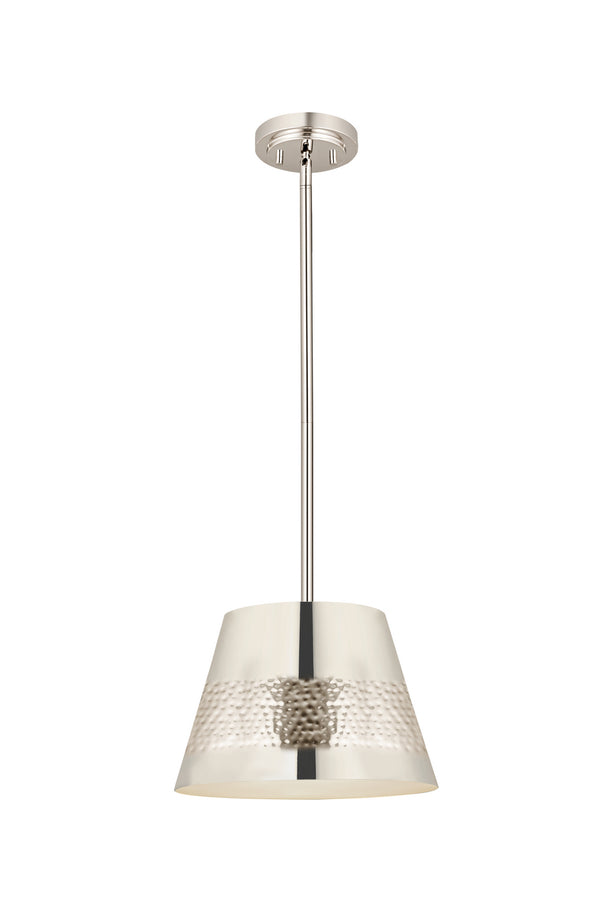 Z-Lite - 6013-12PN - One Light Chandelier - Maddox - Polished Nickel from Lighting & Bulbs Unlimited in Charlotte, NC