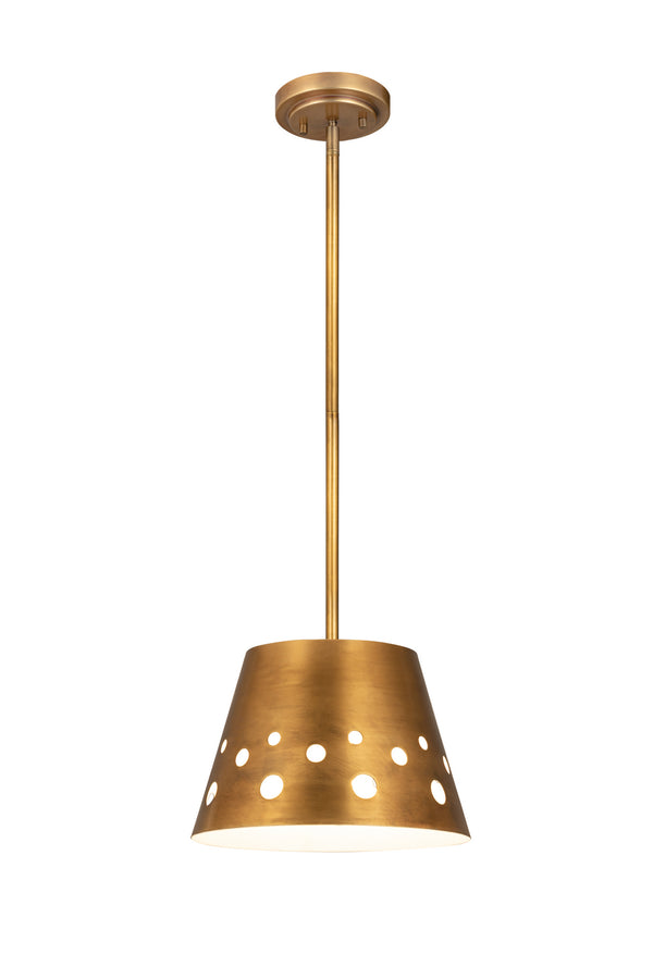 Z-Lite - 6014-12RB - One Light Chandelier - Katie - Rubbed Brass from Lighting & Bulbs Unlimited in Charlotte, NC