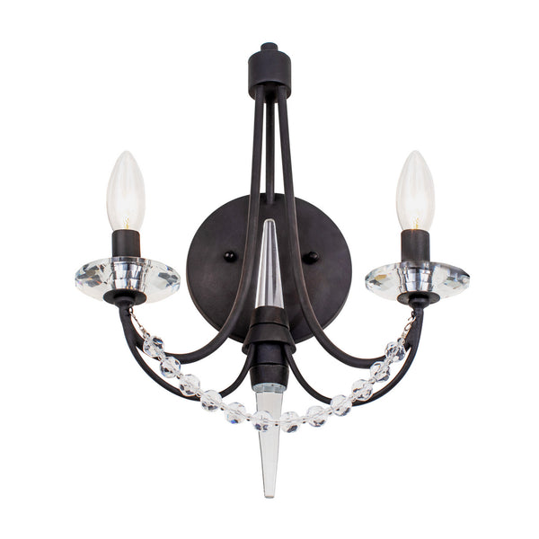 Varaluz - 350W02CB - Two Light Wall Sconce - Brentwood - Carbon Black from Lighting & Bulbs Unlimited in Charlotte, NC