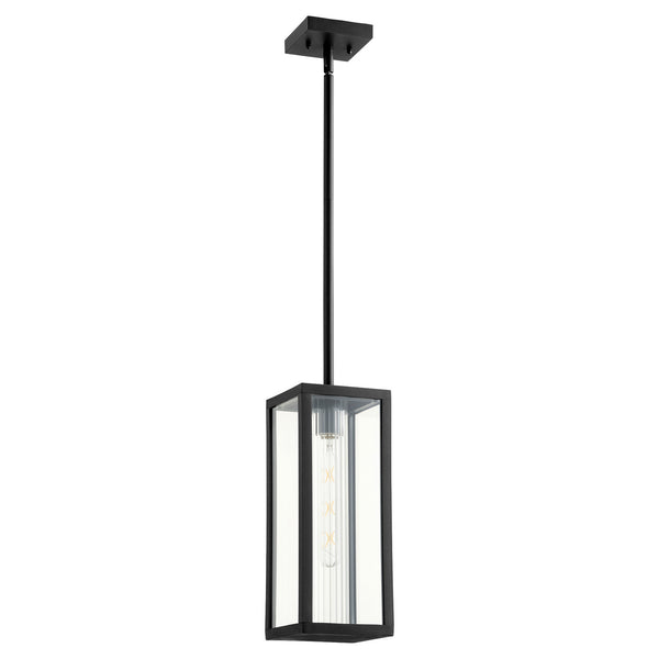 Quorum - 748-15-69 - One Light Pendant - Parks - Textured Black from Lighting & Bulbs Unlimited in Charlotte, NC