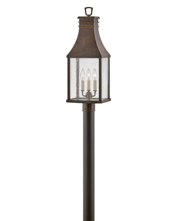 Hinkley - 17461BLC - LED Post Top or Pier Mount - Beacon Hill - Blackened Copper from Lighting & Bulbs Unlimited in Charlotte, NC