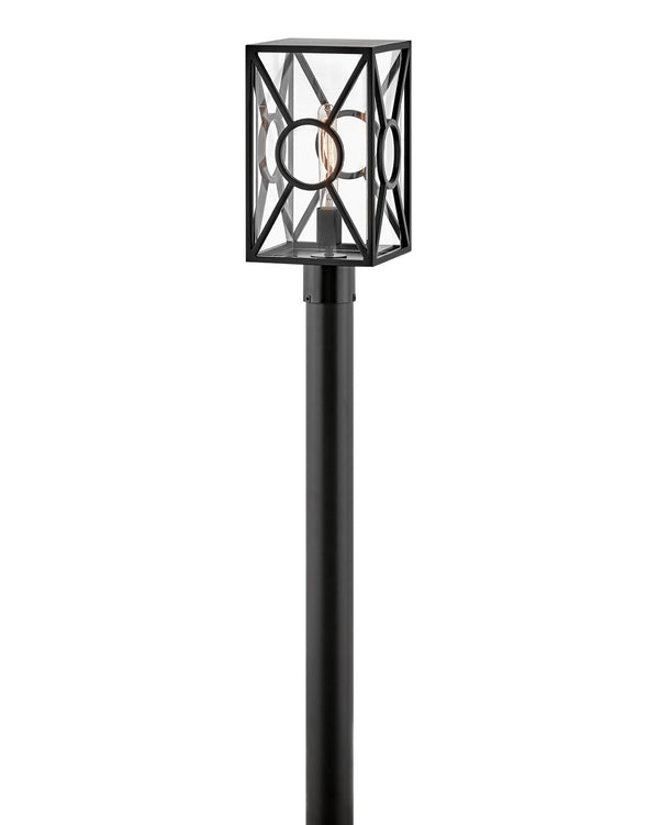 Hinkley - 18371BK - LED Post Top or Pier Mount - Brixton - Black from Lighting & Bulbs Unlimited in Charlotte, NC