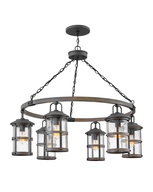 Hinkley - 2689DZ-LL - LED Lantern - Lakehouse - Aged Zinc from Lighting & Bulbs Unlimited in Charlotte, NC