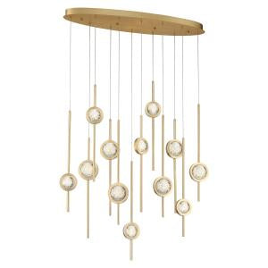 Eurofase - 39466-020 - LED Chandelier - Barletta - Brass Anodized Aluminum from Lighting & Bulbs Unlimited in Charlotte, NC