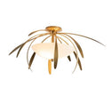Two Light Semi-Flush Mount from the Dahlia Collection by Hubbardton Forge