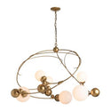Six Light Pendant from the Sprig Collection by Hubbardton Forge
