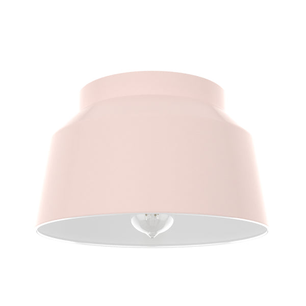 Hunter - 19172 - One Light Flush Mount - Cranbrook - Blush Pink from Lighting & Bulbs Unlimited in Charlotte, NC