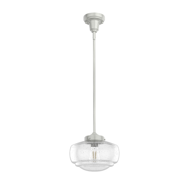 Hunter - 19189 - One Light Mini Pendant - Saddle Creek - Brushed Nickel from Lighting & Bulbs Unlimited in Charlotte, NC