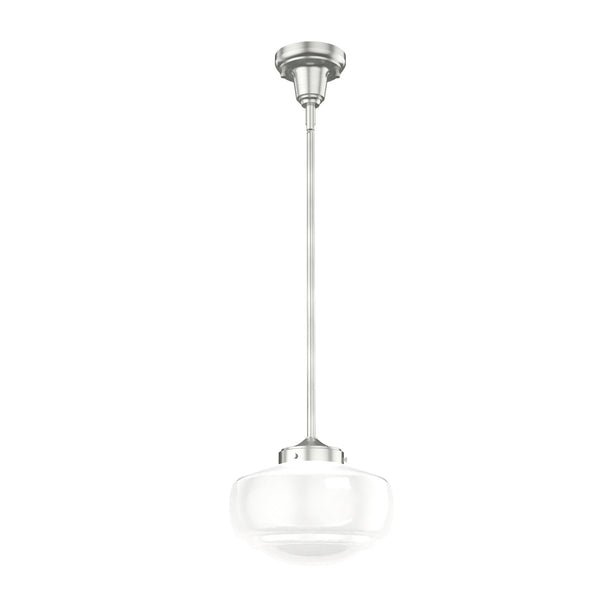 Hunter - 19190 - One Light Mini Pendant - Saddle Creek - Brushed Nickel from Lighting & Bulbs Unlimited in Charlotte, NC