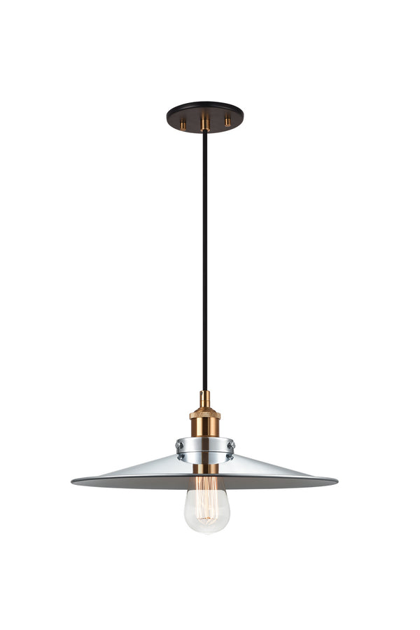 Matteo Lighting - C46113AGCH - One Light Pendant - Bulstrode'S Workshop - Aged Gold Brass from Lighting & Bulbs Unlimited in Charlotte, NC