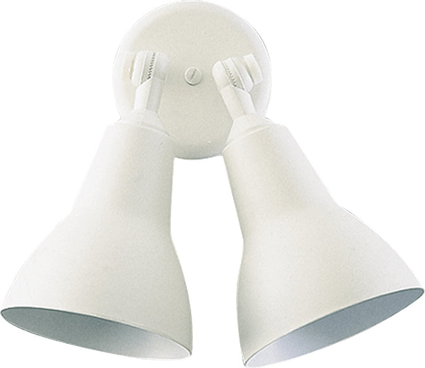 Quorum - 690-2-6 - Two Light Ceiling Mount - Floodlights - White from Lighting & Bulbs Unlimited in Charlotte, NC