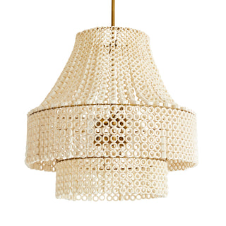 Arteriors - 45110 - Eight Light Chandelier - Hannie - White from Lighting & Bulbs Unlimited in Charlotte, NC