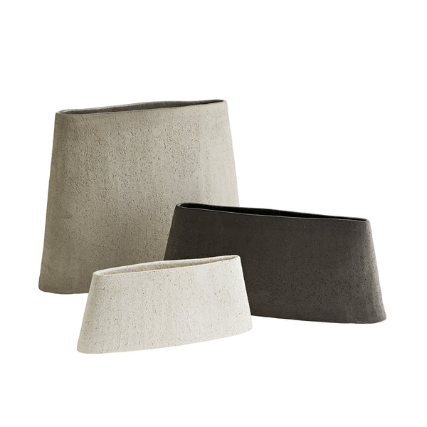 Arteriors - 7896 - Vases, Set of 3 - Hasta - Gray from Lighting & Bulbs Unlimited in Charlotte, NC