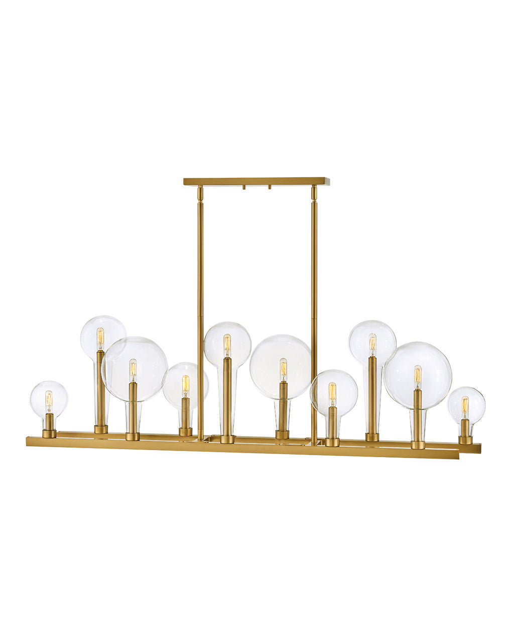 Hinkley - 30528LCB - LED Linear Chandelier - Alchemy - Lacquered Brass from Lighting & Bulbs Unlimited in Charlotte, NC