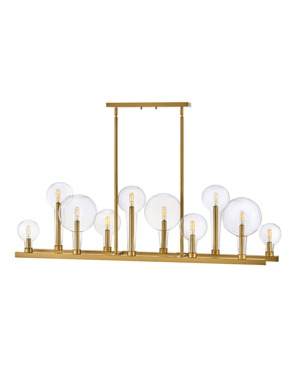 Hinkley - 30528LCB - LED Linear Chandelier - Alchemy - Lacquered Brass from Lighting & Bulbs Unlimited in Charlotte, NC