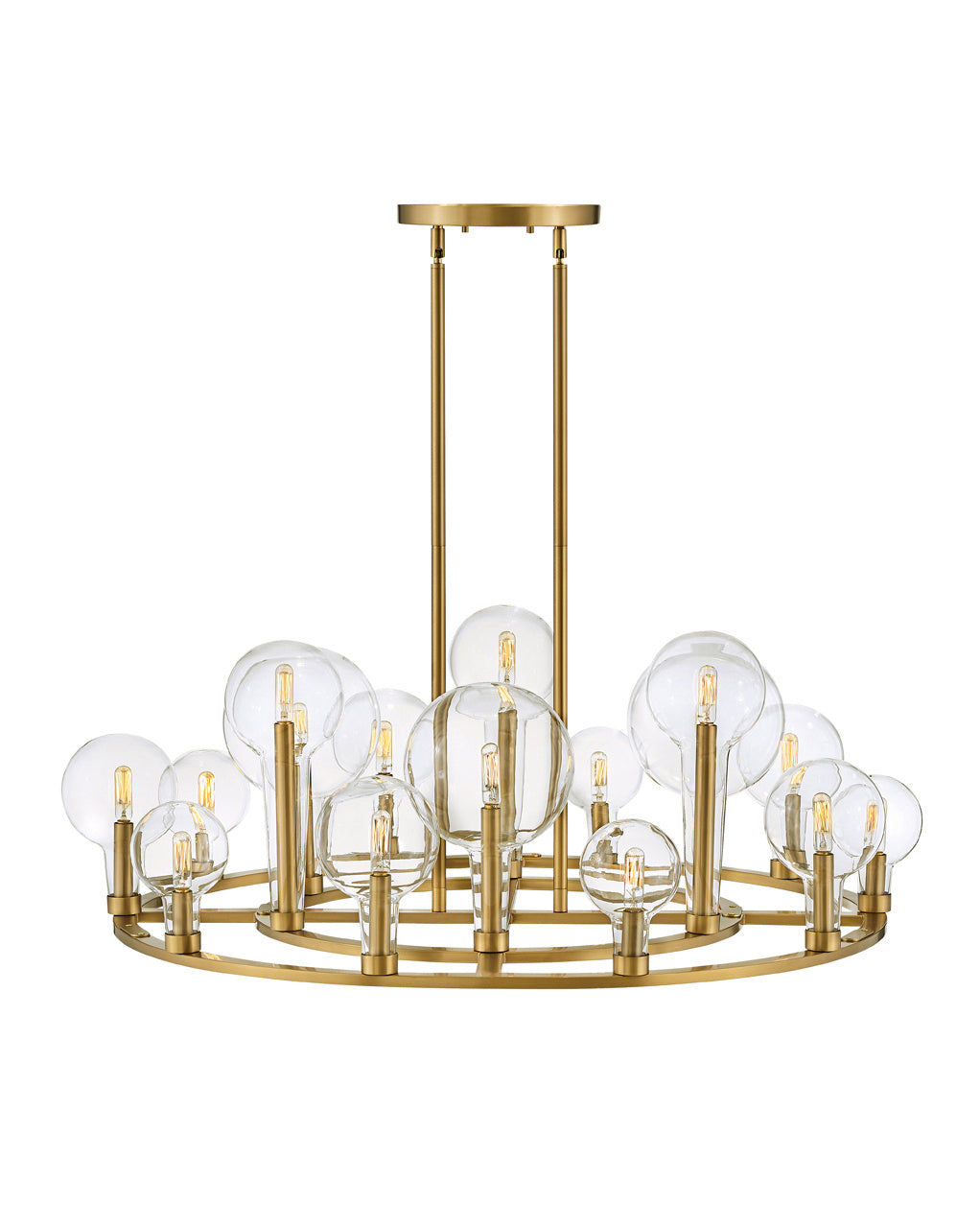 Hinkley - 30529LCB - LED Chandelier - Alchemy - Lacquered Brass from Lighting & Bulbs Unlimited in Charlotte, NC