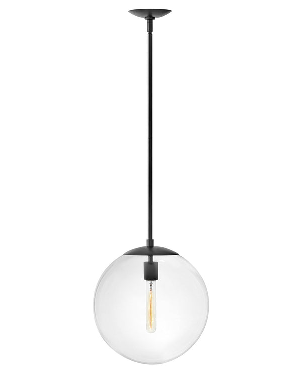 Hinkley - 3744BK - LED Pendant - Warby - Black from Lighting & Bulbs Unlimited in Charlotte, NC