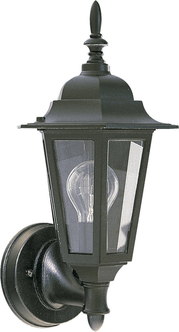 Quorum - 790-15 - One Light Wall Mount - Aluminum Box Lanterns - Black from Lighting & Bulbs Unlimited in Charlotte, NC