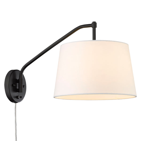 Golden - 3694-A1W BLK-MWS - One Light Wall Sconce - Ryleigh - Matte Black from Lighting & Bulbs Unlimited in Charlotte, NC