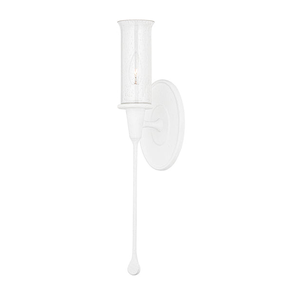 Hudson Valley - 4101-WP - One Light Wall Sconce - Chisel - White Plaster from Lighting & Bulbs Unlimited in Charlotte, NC