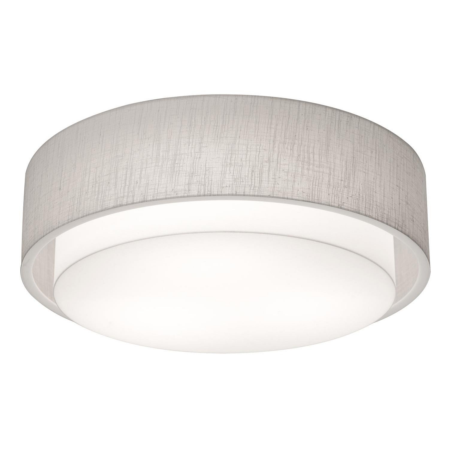 AFX Lighting - SAF1614LAJUD-LW - LED Flush Mount - Sanibel - Linen White from Lighting & Bulbs Unlimited in Charlotte, NC
