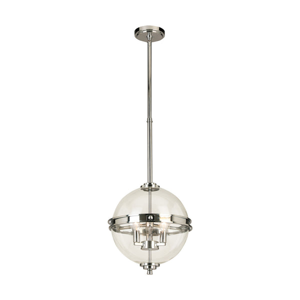 Eglo USA - 204701A - Three Light Pendant - Cecilia - Chrome from Lighting & Bulbs Unlimited in Charlotte, NC