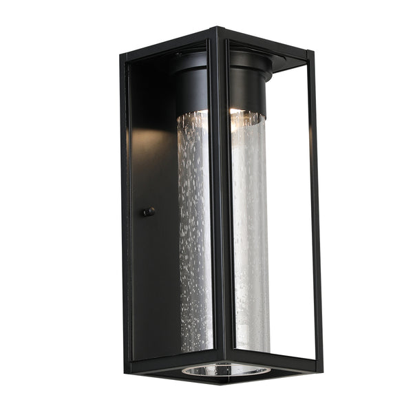 Eglo USA - 204704A - LED Outdoor Wall Light - Walker Hill - Matte Black from Lighting & Bulbs Unlimited in Charlotte, NC