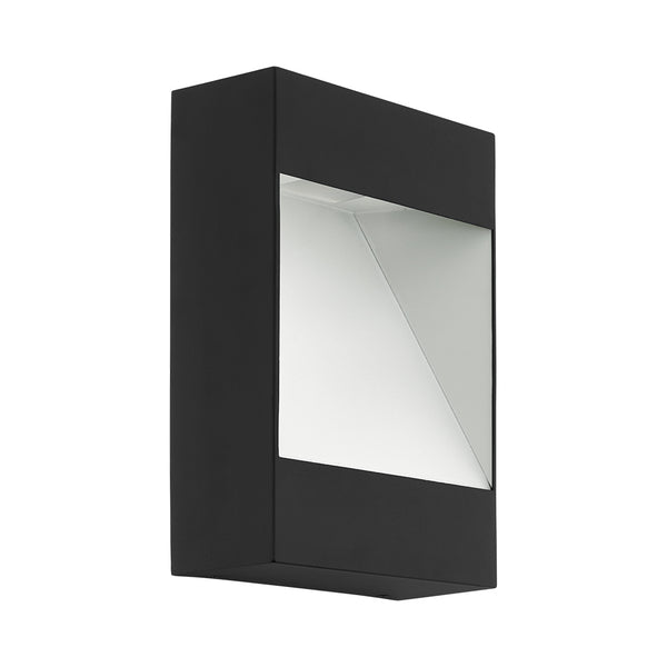 Eglo USA - 98095A - LED Outdoor Wall Mount - Manfria - Black & White from Lighting & Bulbs Unlimited in Charlotte, NC