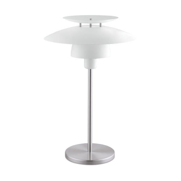 Eglo USA - 98109A - One Light Table Lamp - Brenda - Satin Nickel from Lighting & Bulbs Unlimited in Charlotte, NC