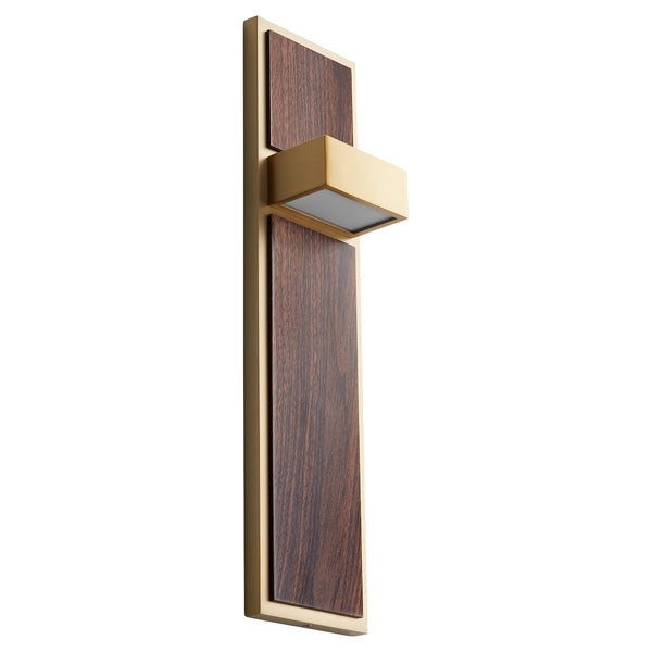 Oxygen - 3-401-40 - LED Wall Sconce - Guapo - Aged Brass from Lighting & Bulbs Unlimited in Charlotte, NC